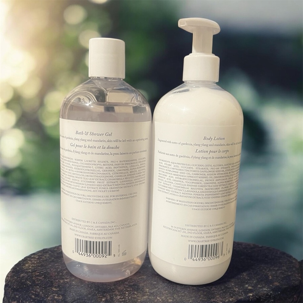 Crabtree & Evelyn Wisteria Bath & Shower Gel and Lotion - Picture 2 of 2